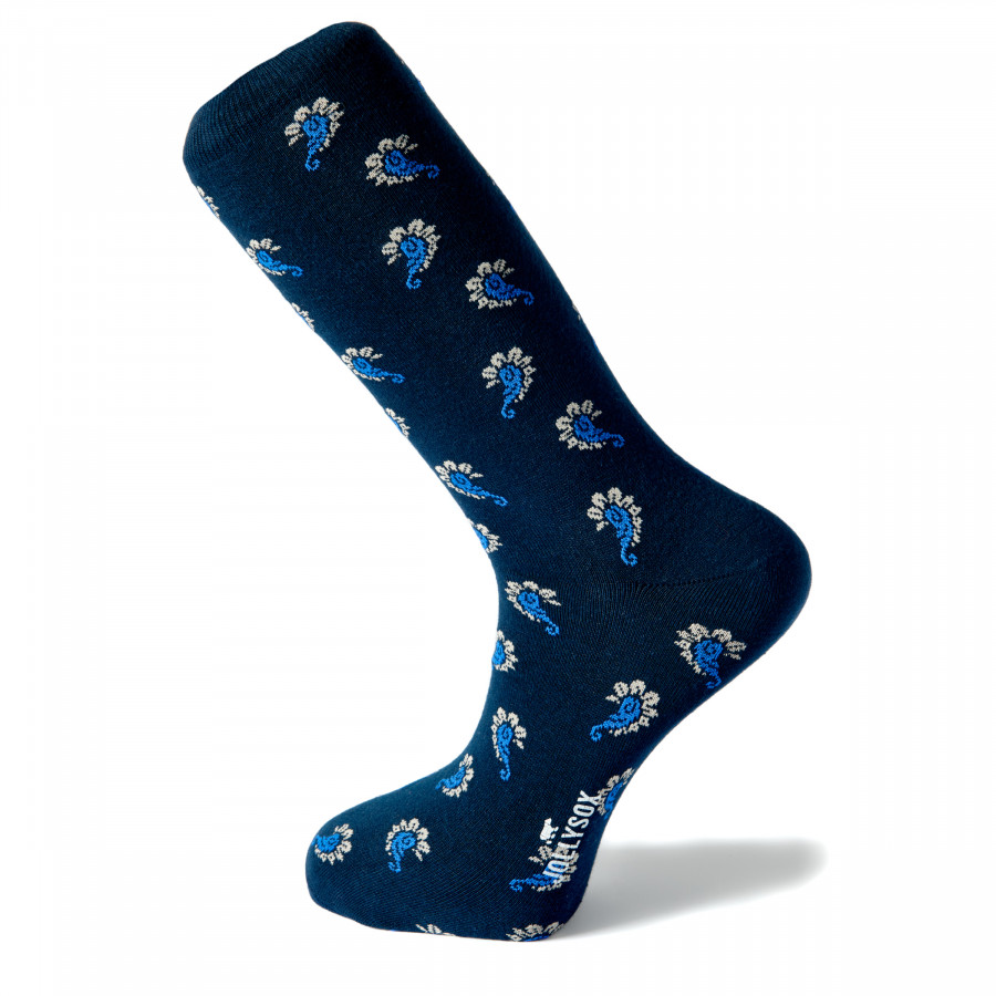 Chaussettes d'intérieur Femme et Homme - Blauw - Chaussettes - Taille  unique - Épais 