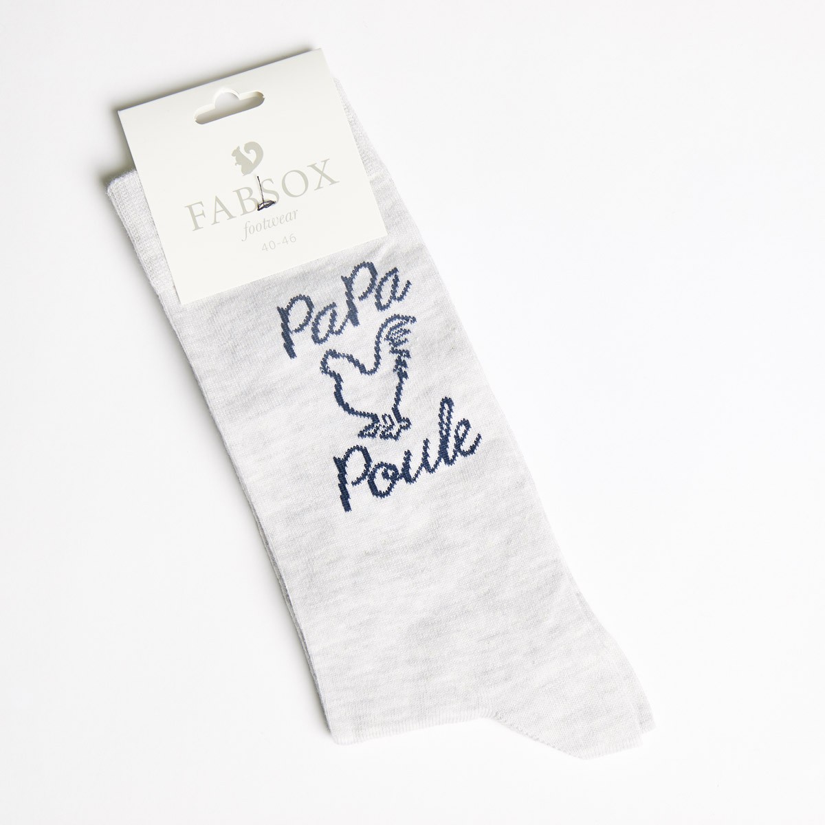 Chaussettes dépareillées Papa Poule, Made in France